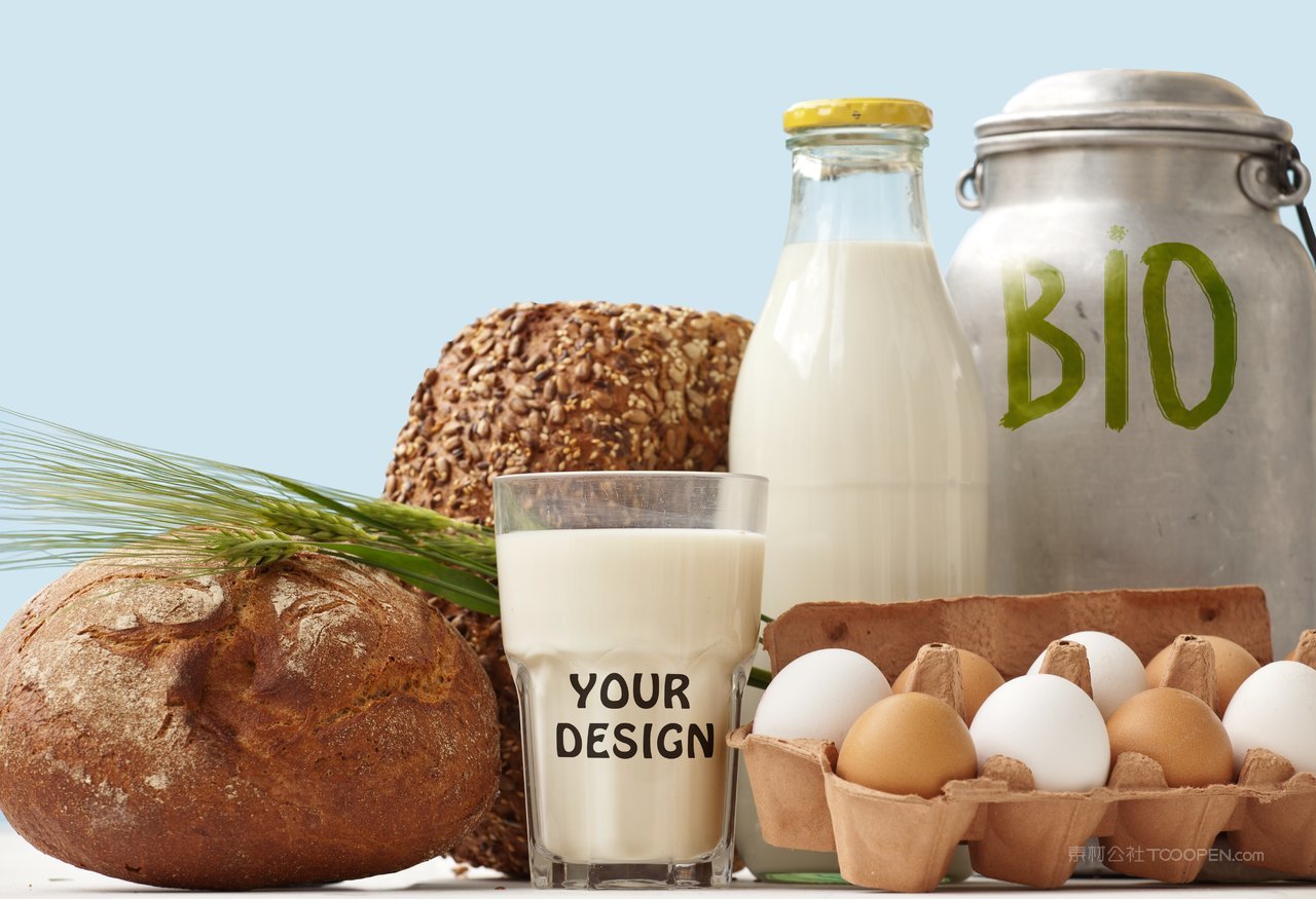 面包汉堡包西餐厅vi贴图模板 (5)