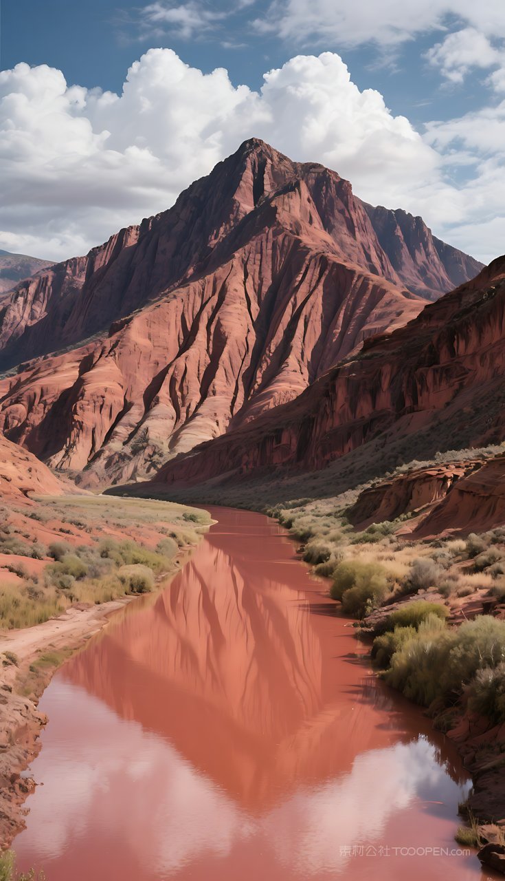 群山山水山峰河流风景湖泊唯美