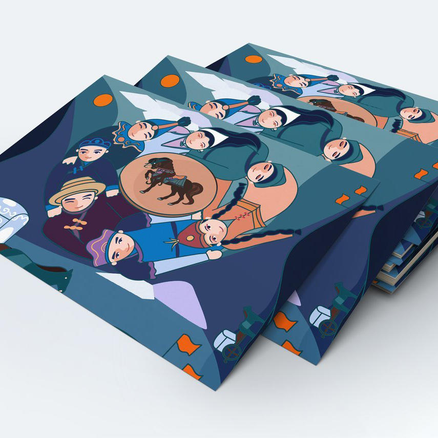 明信片样机文创周边样机