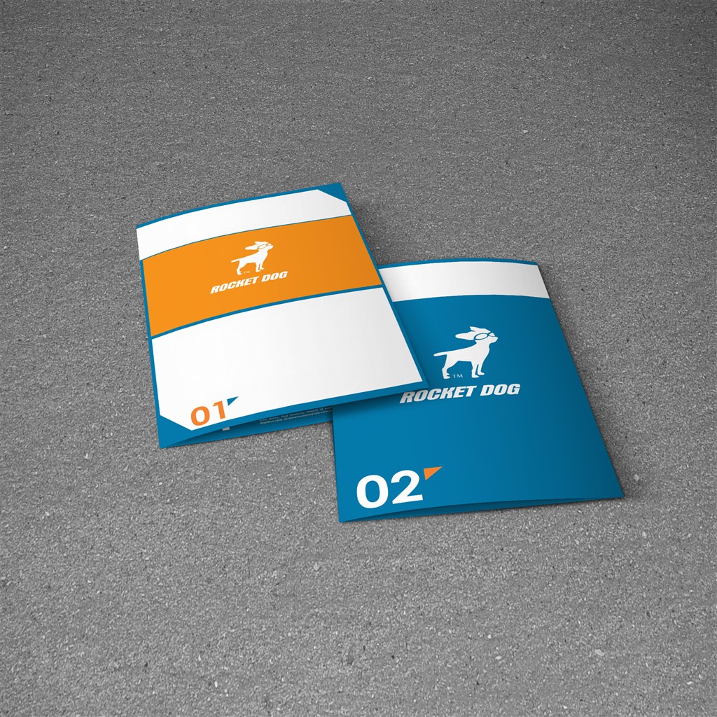 小鹿标志折页宣传册画册样机