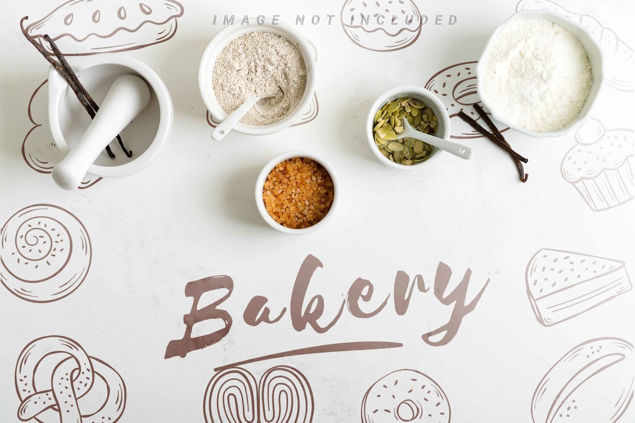 烘培品牌场景样机