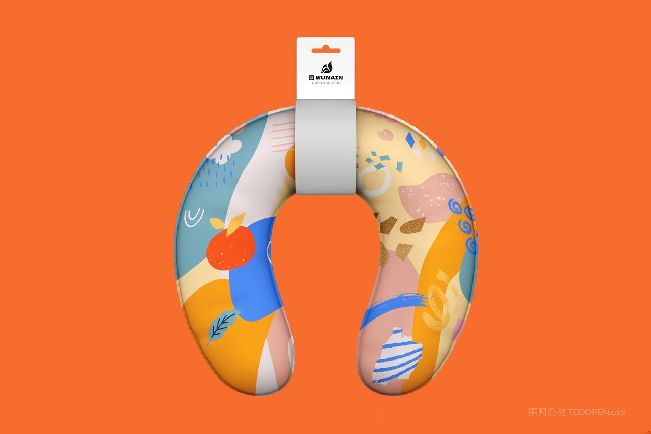 【2010期】印花u型枕贴图样机 (3)