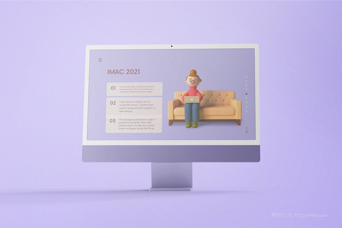 imacm1苹果电脑显示器样机