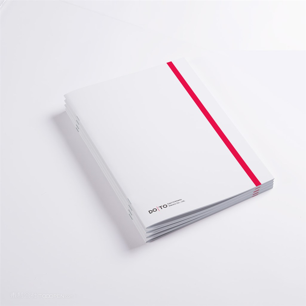 极简科技公司vi手册样机模板