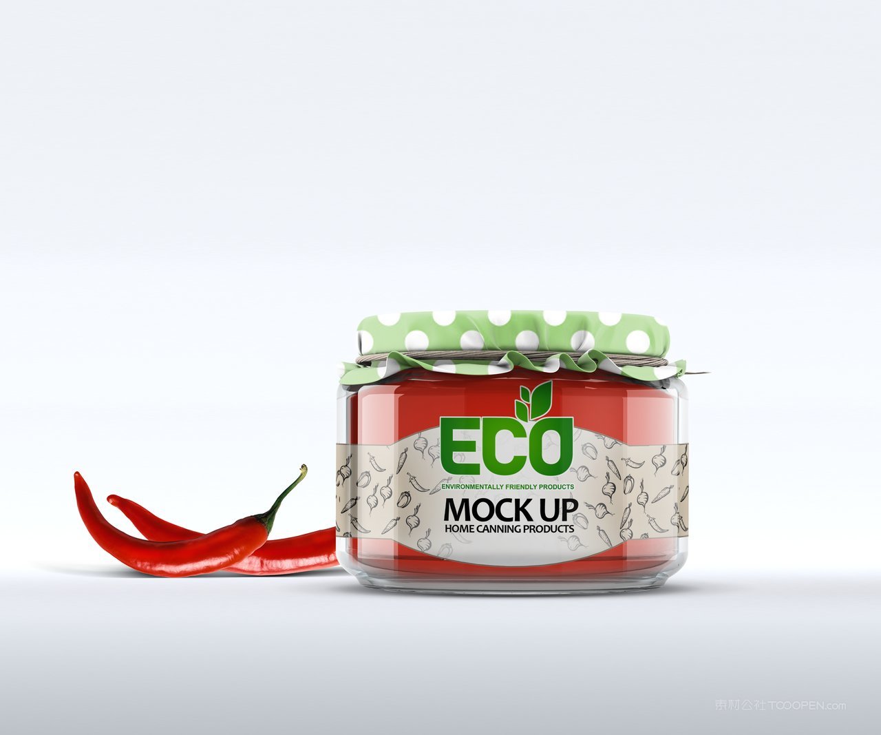 辣椒酱企业vi展示样机