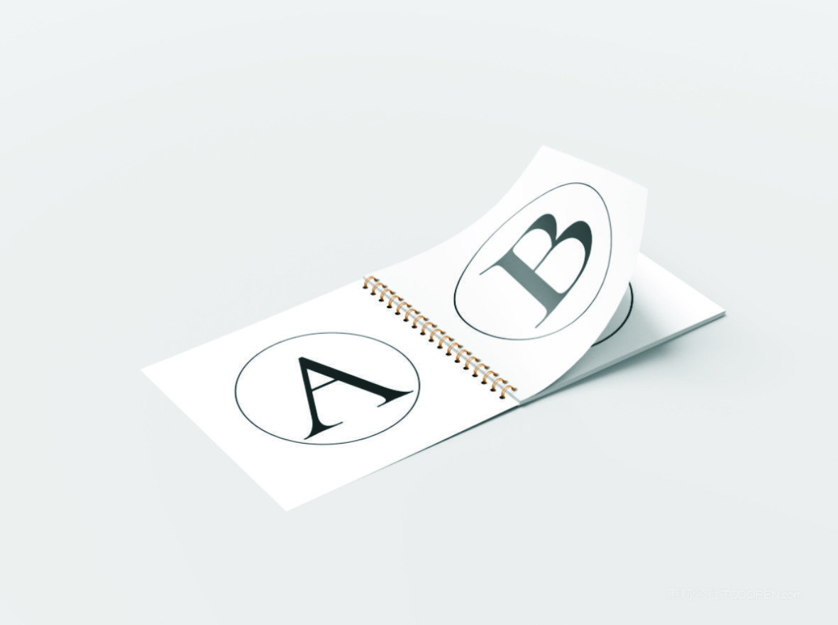 精美大气画册设计样机