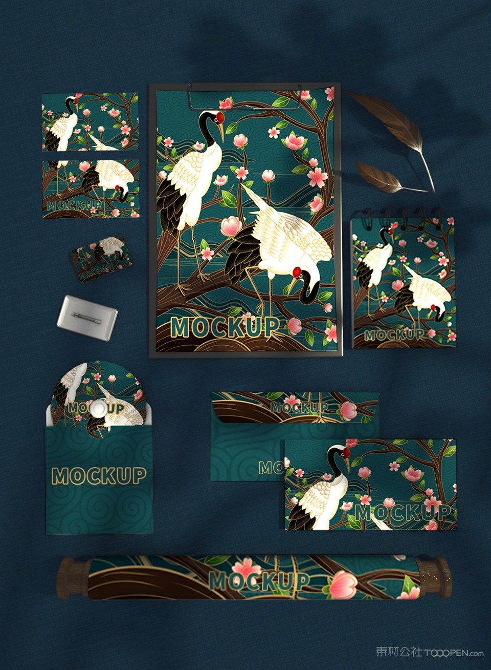 古风场景文创中国风vi样机