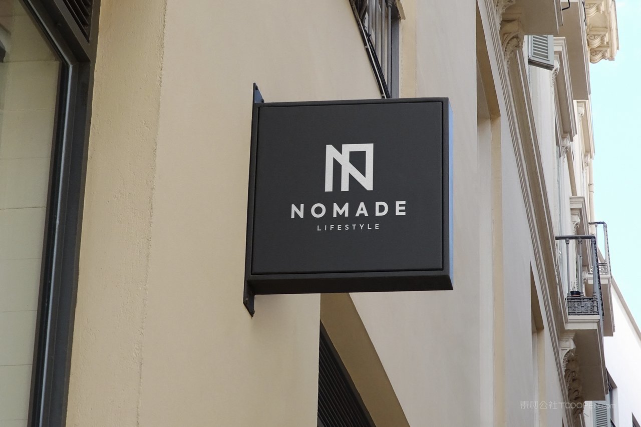 户外门店实体店招logo招牌展示样机 (42)