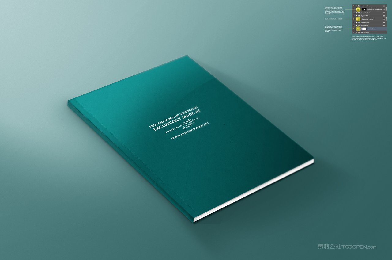 精装硬壳书本书籍样机 (22)