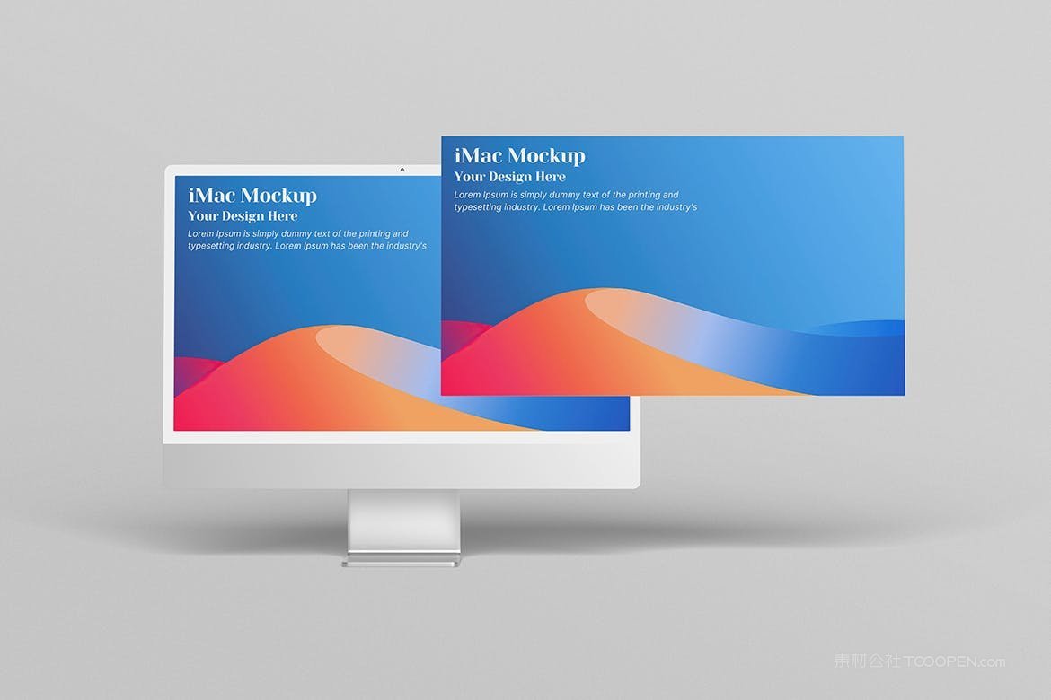 imac电脑屏幕样机