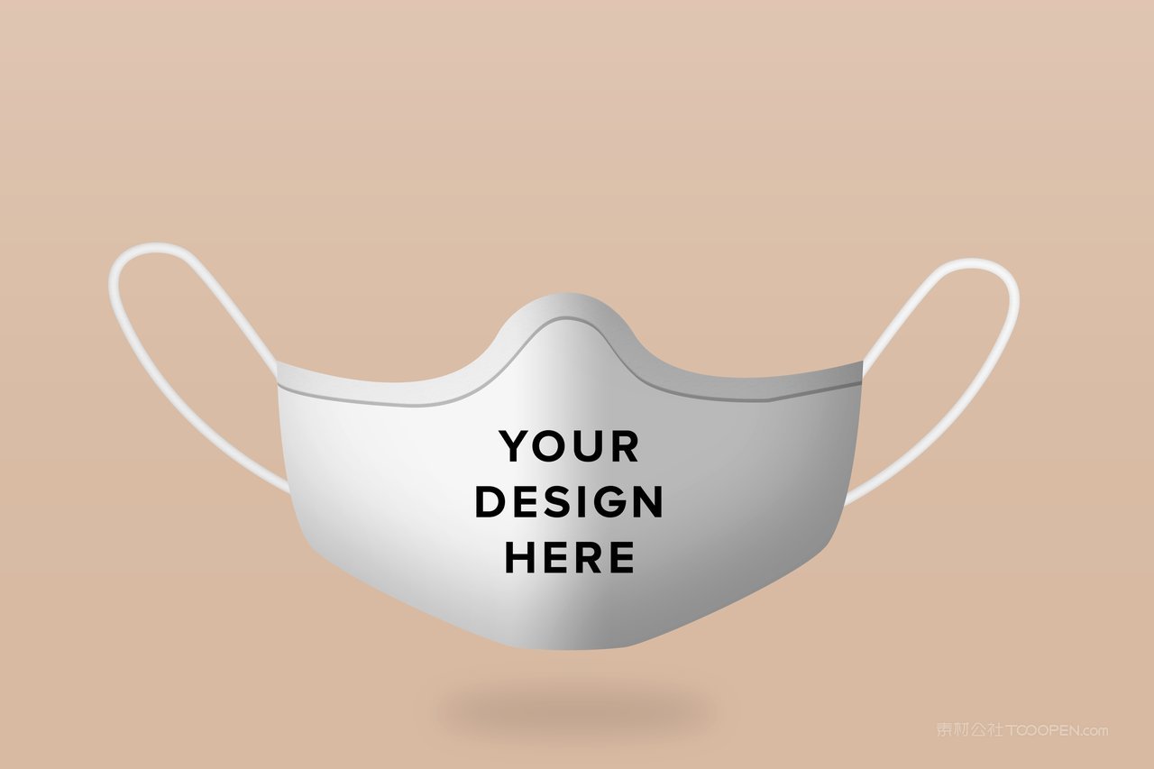 口罩无缝布面料花纹图案vi样机 (7)