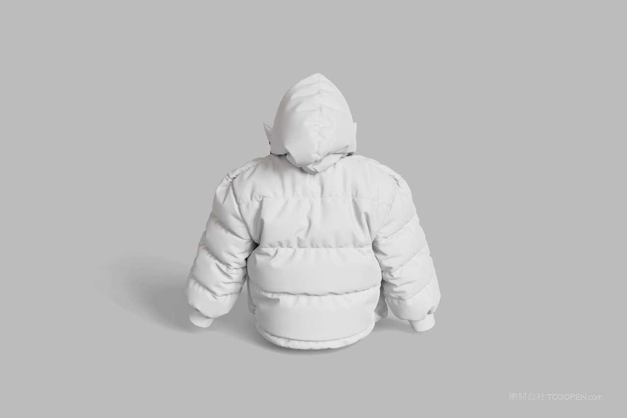 男士羽绒服样机