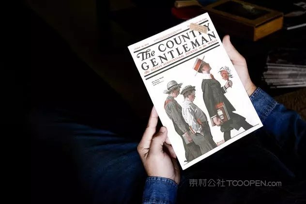 时尚杂志宣传册样机