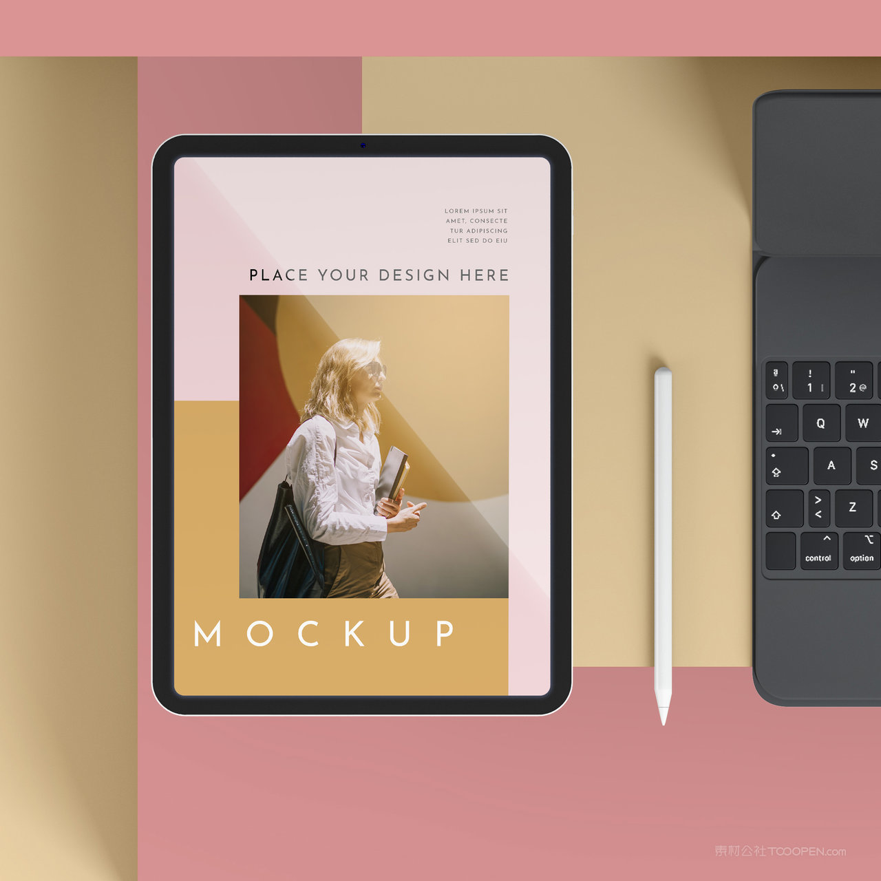 苹果ipad平板电脑贴图样机