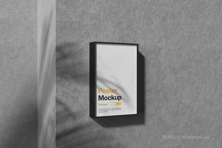 门口海报样机