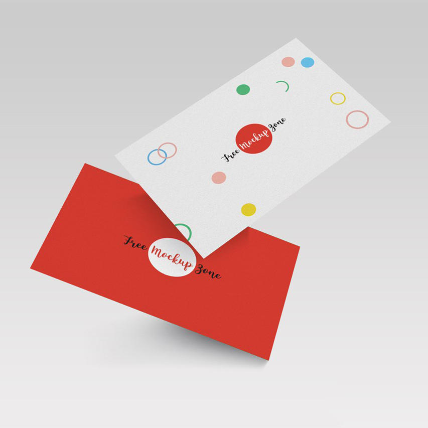 自由落体名片样机