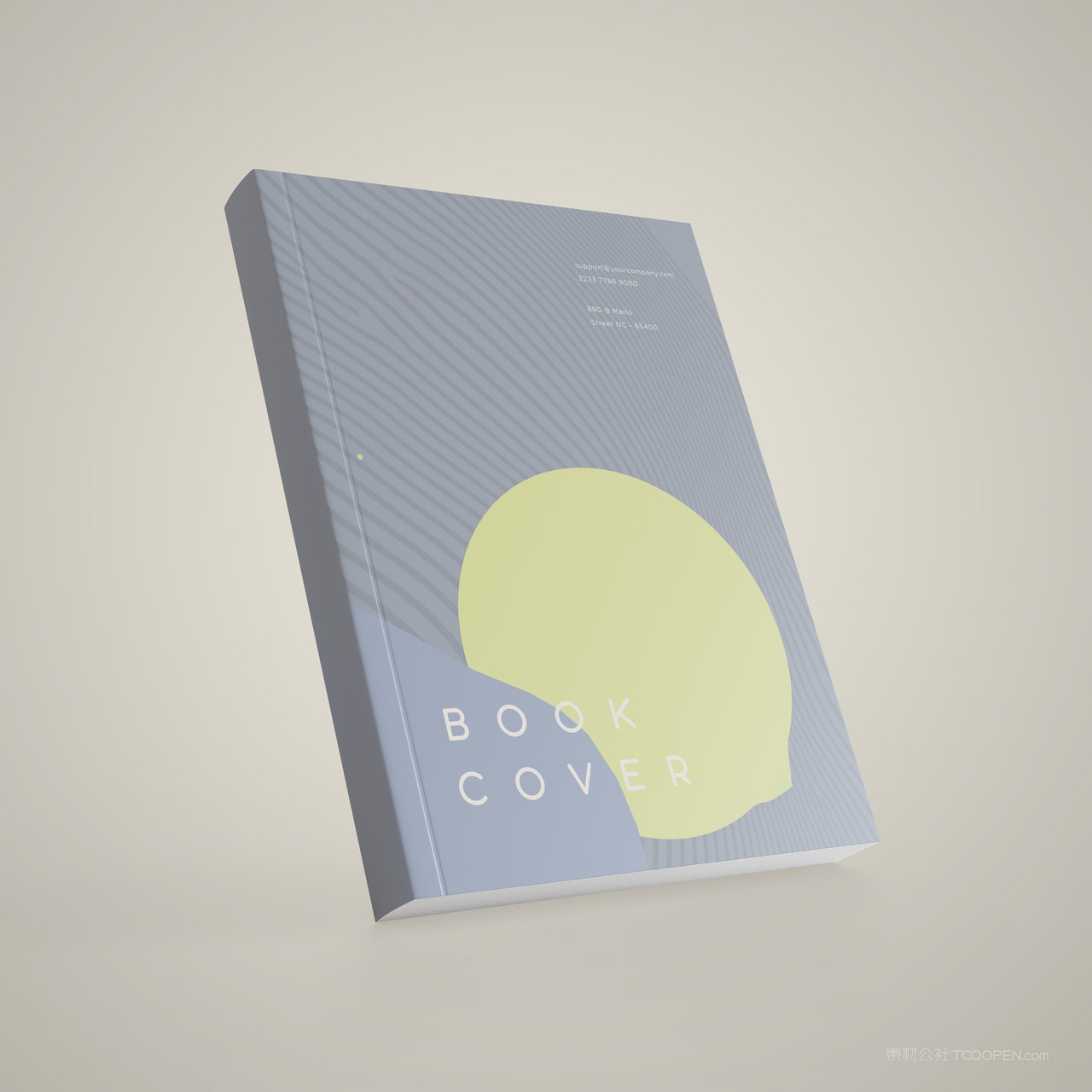 悬浮的画册书籍本子贴图样机