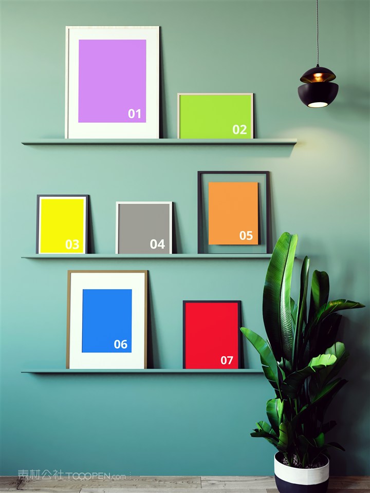 相框海报陈列样机