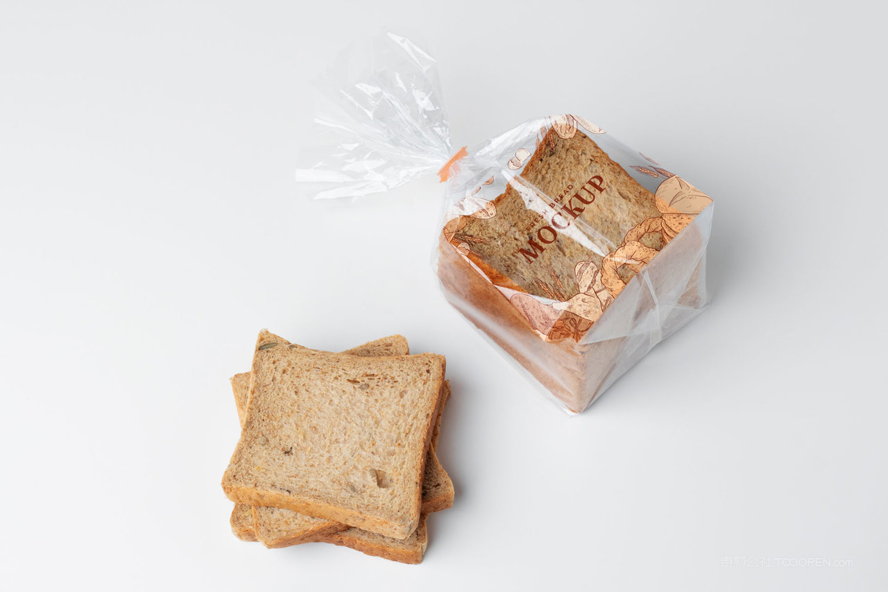 【2119期】糕点切片面包透明包装袋样机 (16)
