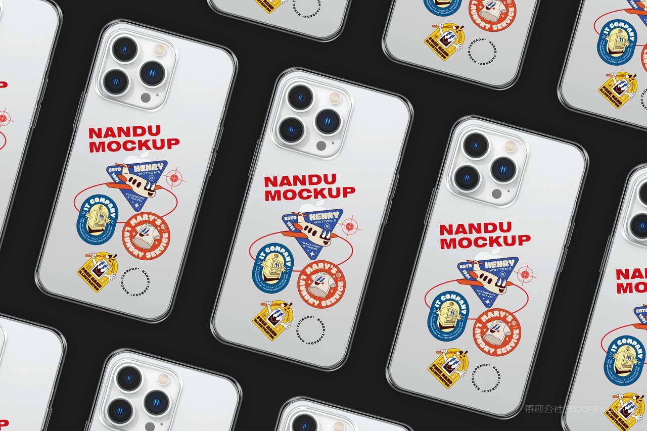 【1946期】透明手机壳图案样机 (3)