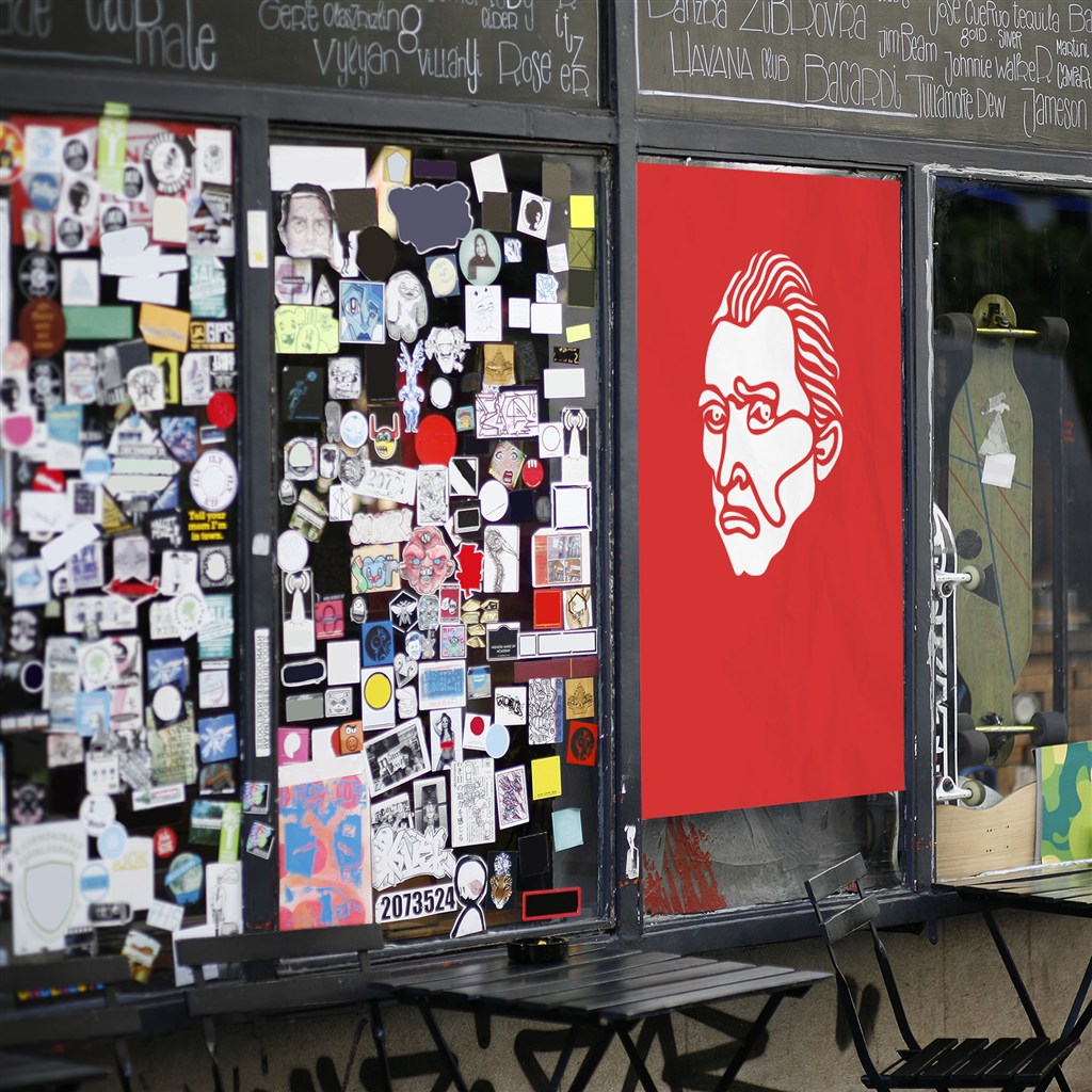 个性创意室内海报样机贴图