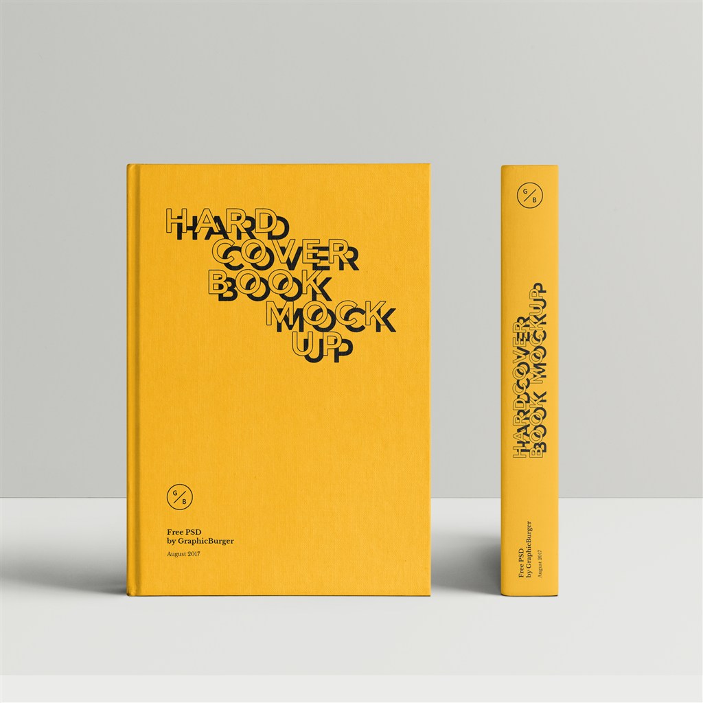 两视图硬壳书本画册样机