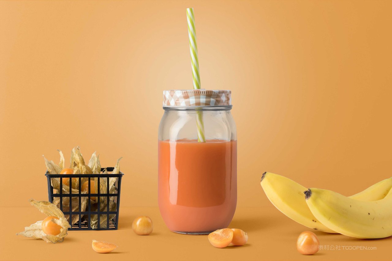 鲜榨果汁场景样机