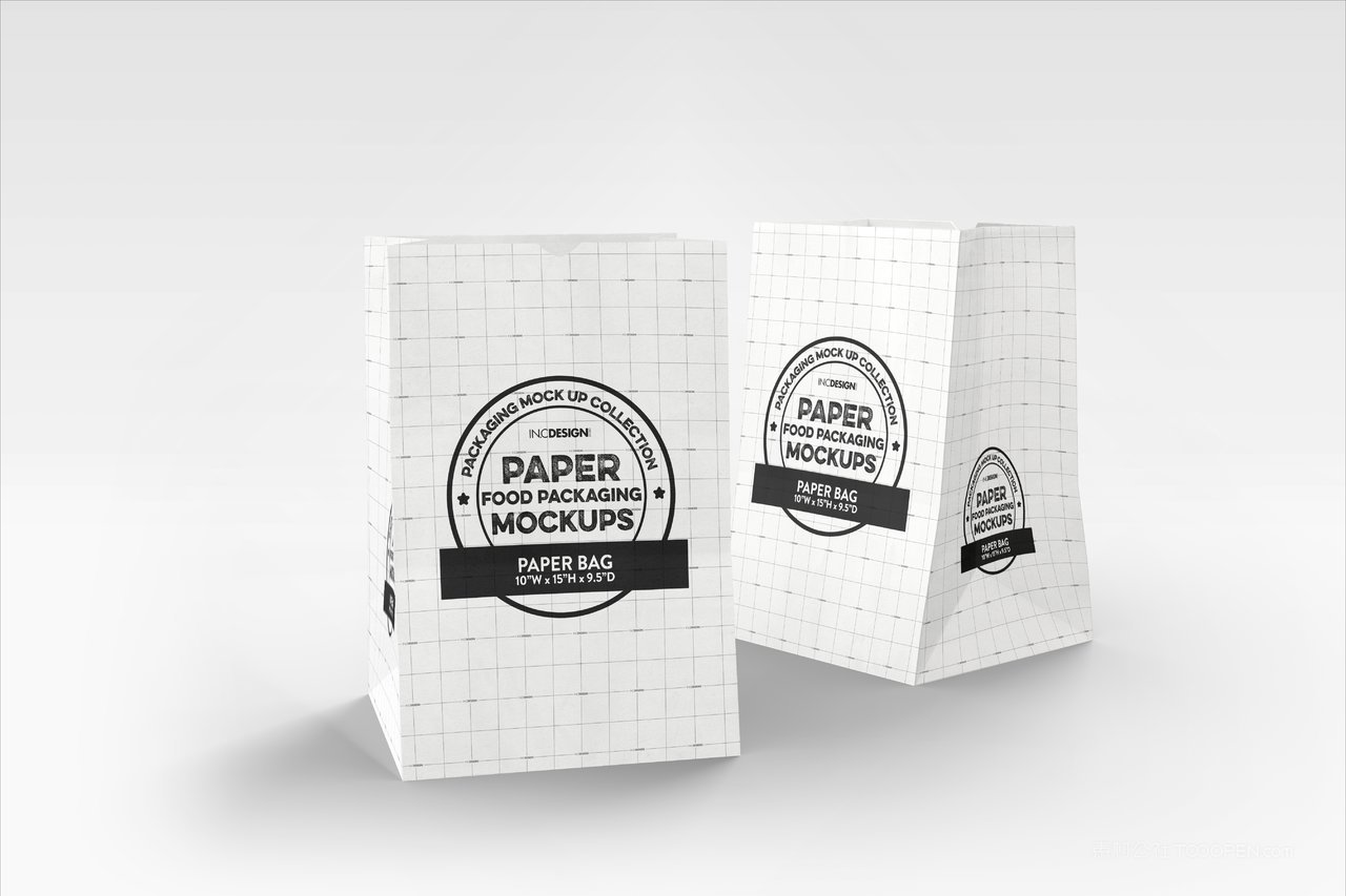 快餐汉堡食品纸质包装样机 (8)