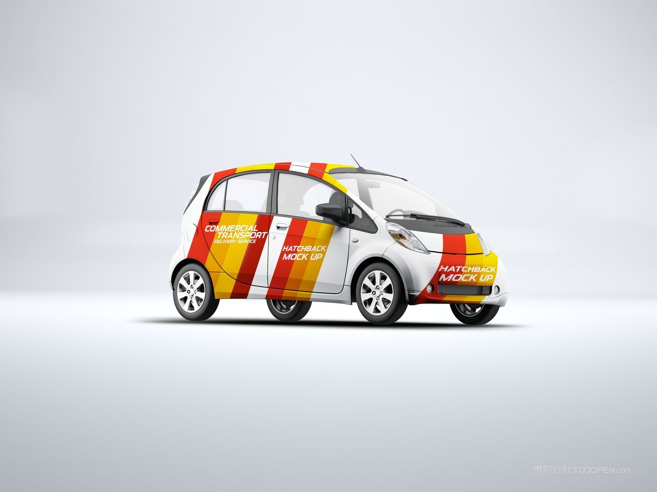 汽车交通样机汽車身企业vi样机 (29)