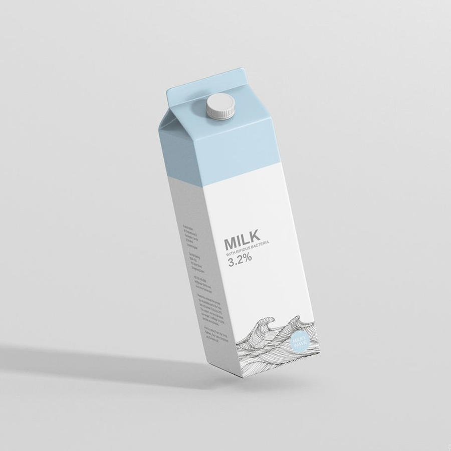 牛奶酸奶饮料包装样机