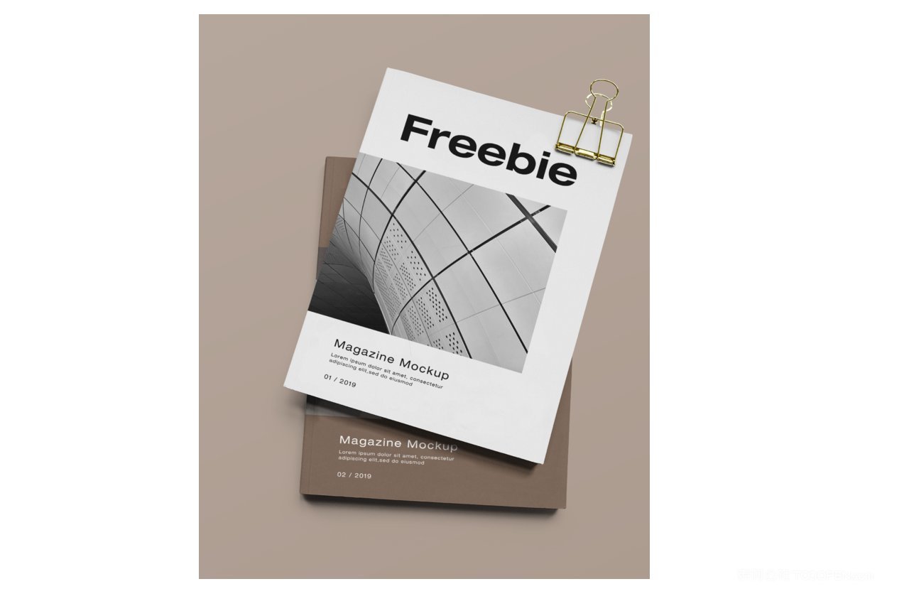 book杂志书籍企业画册展示场景样机 (9)