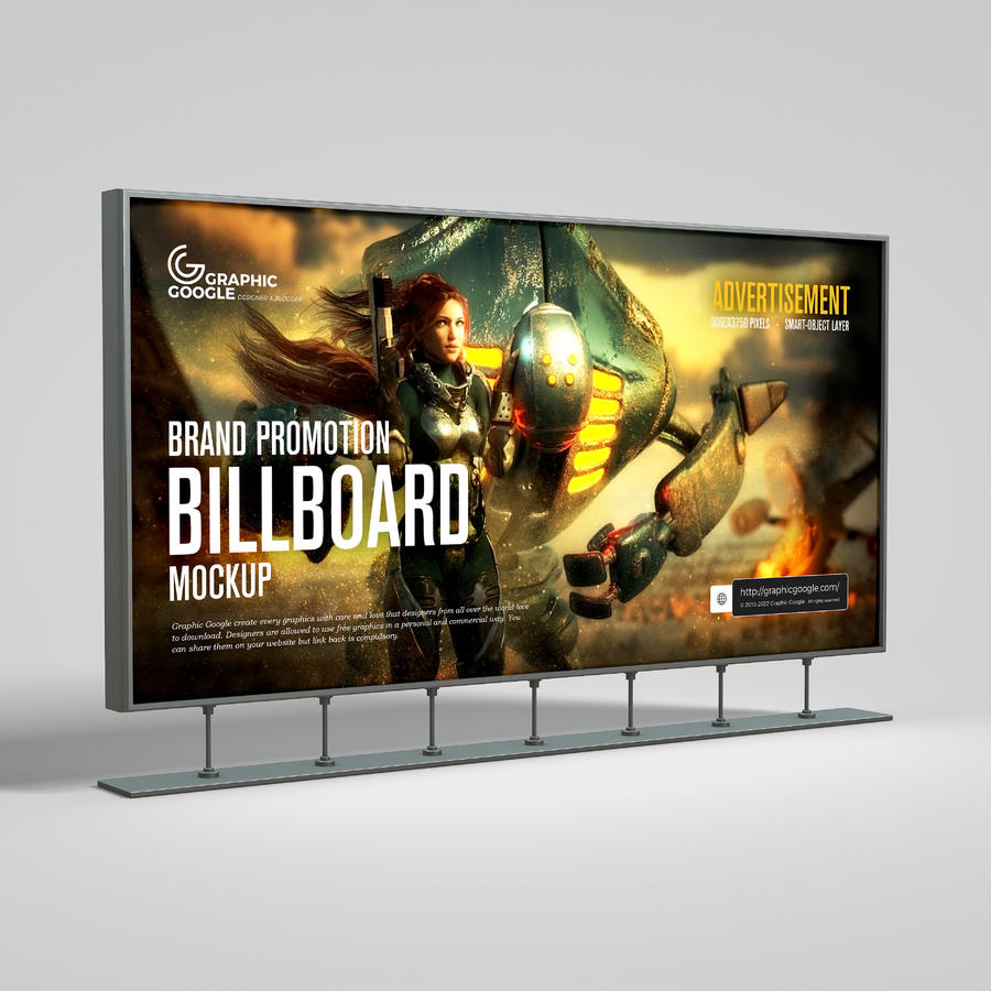 品牌推广广告牌样机