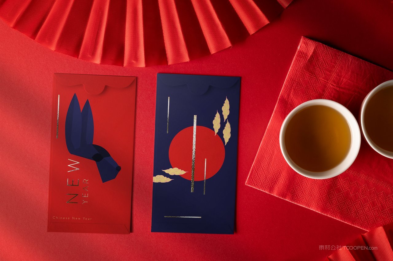 2023兔年兔子红包新年样机喜庆样机 (5)