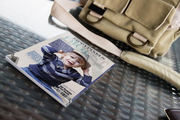 总计场景杂志样机