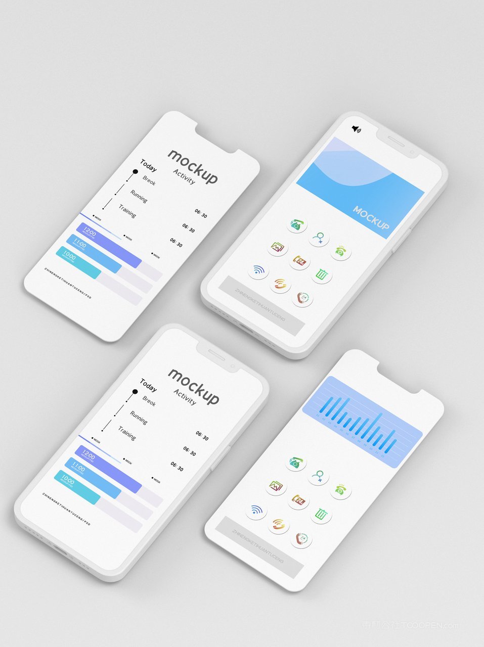 科技蓝手机屏app界面ui样机 (8)