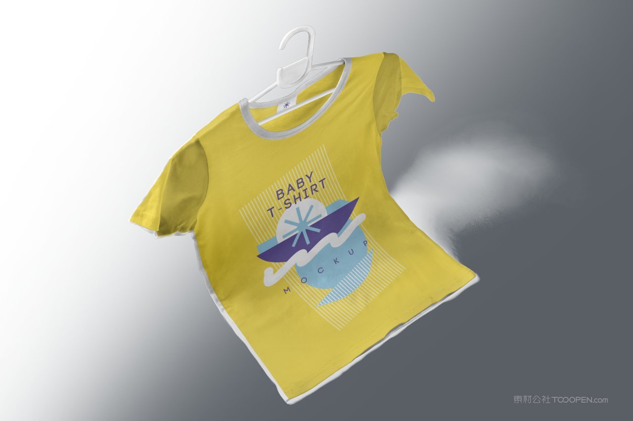 儿童t恤样机