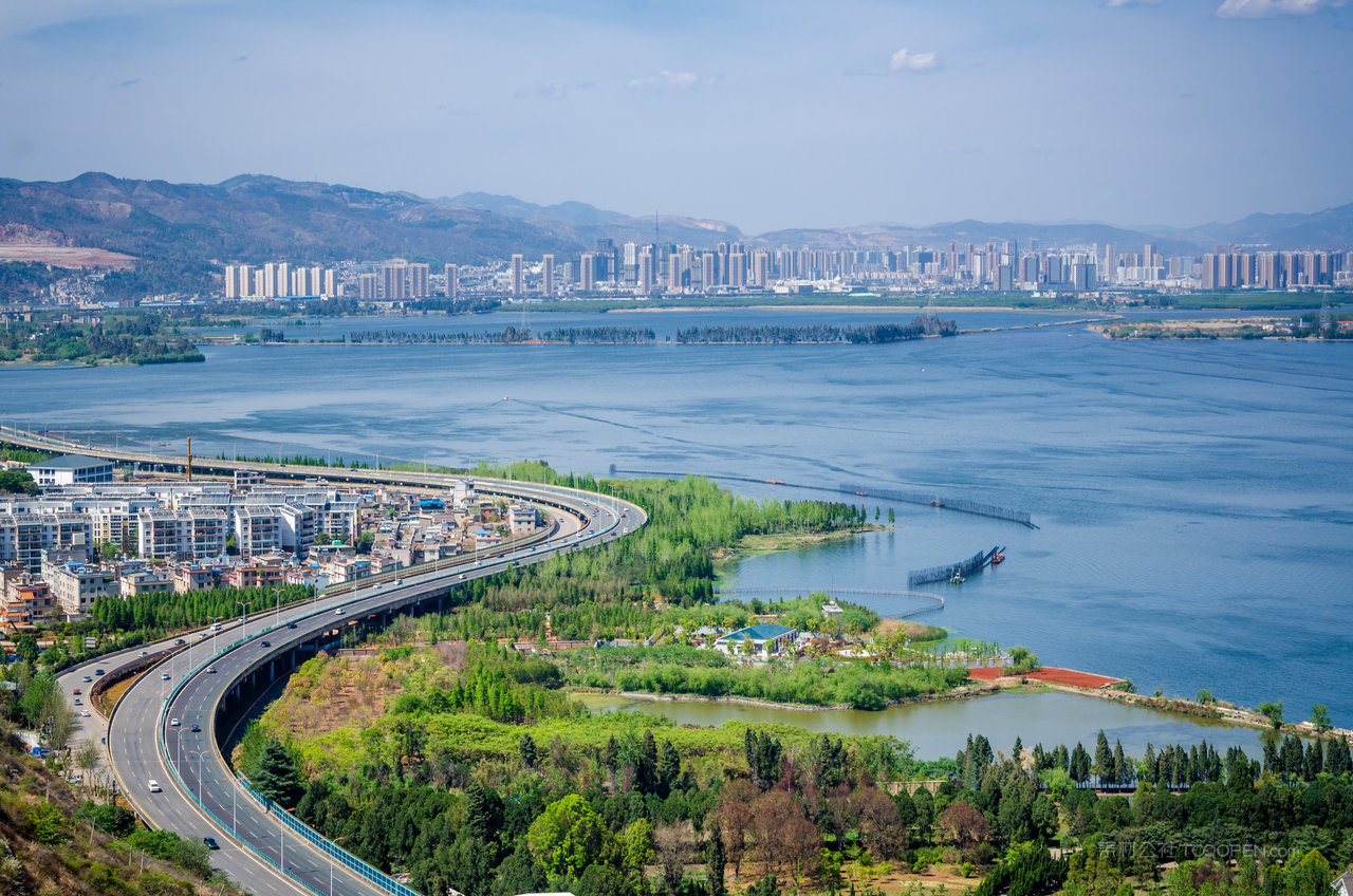 昆明滇池风景画