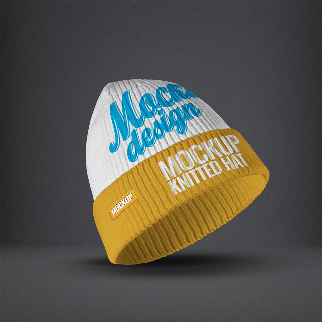 帽子样机模板设计