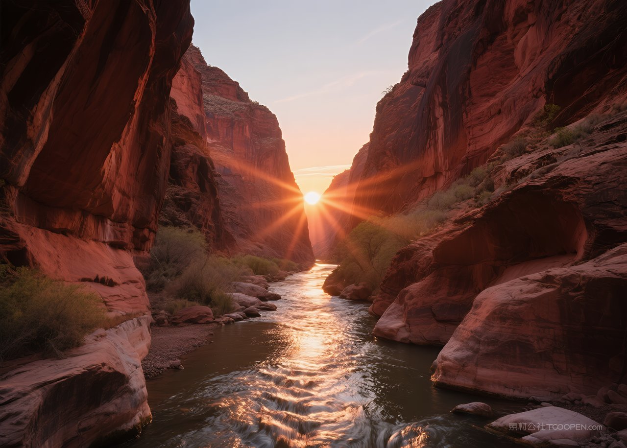 云彩风景落日唯美自然日落天空云层