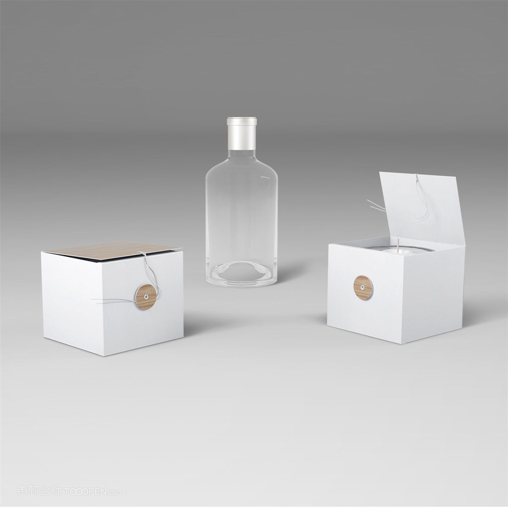 蜡烛品牌vi样机素材