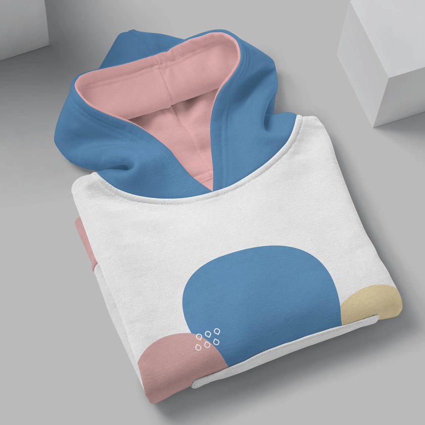 儿童连帽衫服装样机