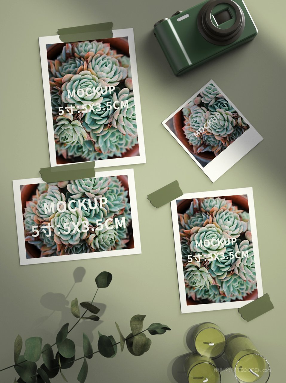 中国文创照片名信片墙面装饰照片样机