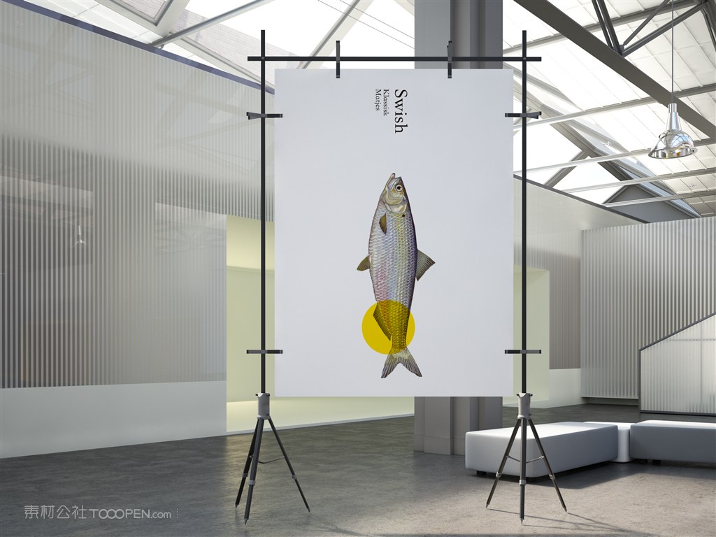 2公司企业前台形象墙室内贴图样机设计模板效果VI素材PSD分层