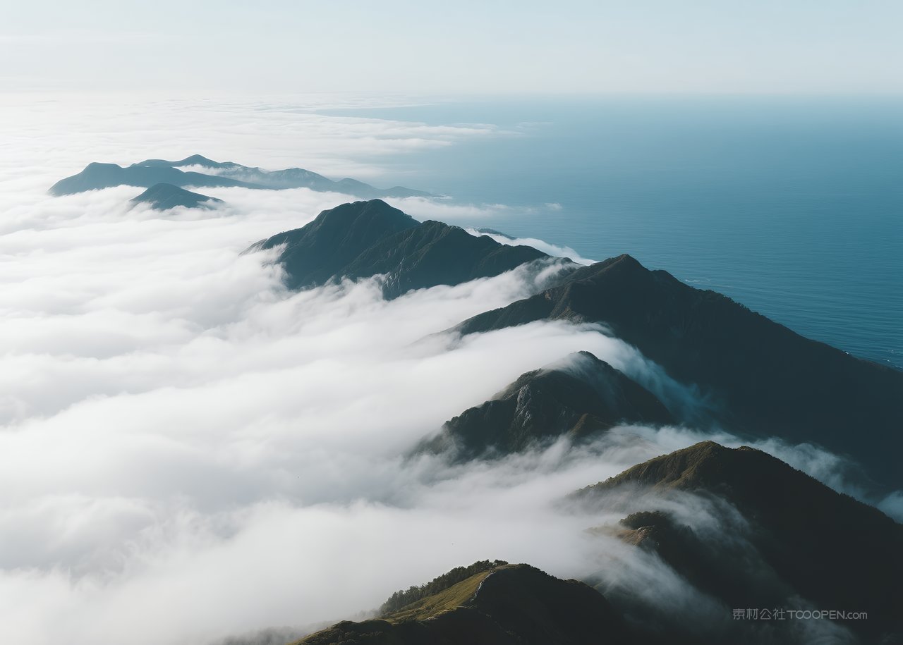 海边风景天空景观大海海景唯美自然海滩