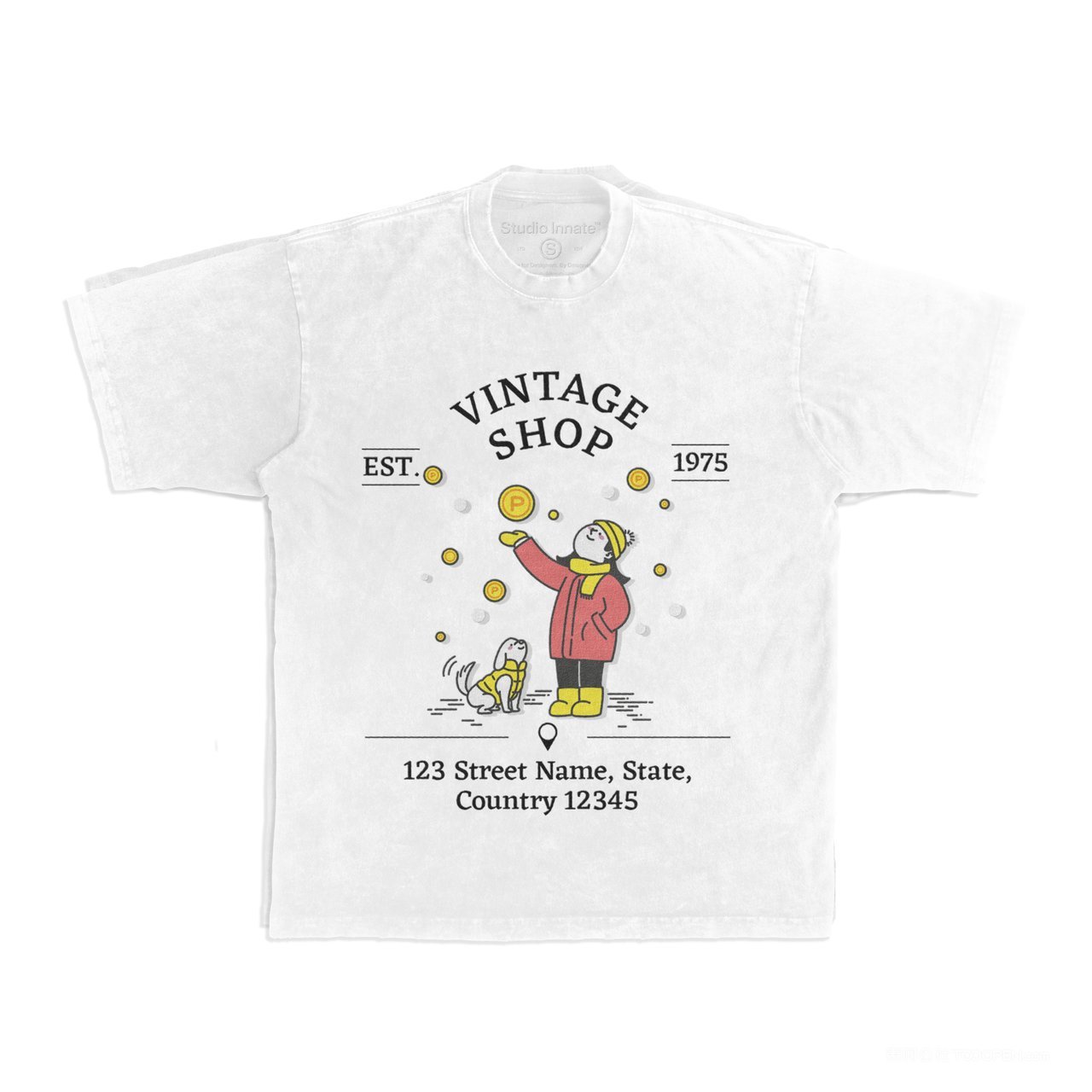 奶茶咖啡蓝色vi应用样机 (3)