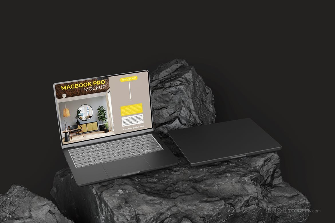 笔记本电脑场景样机