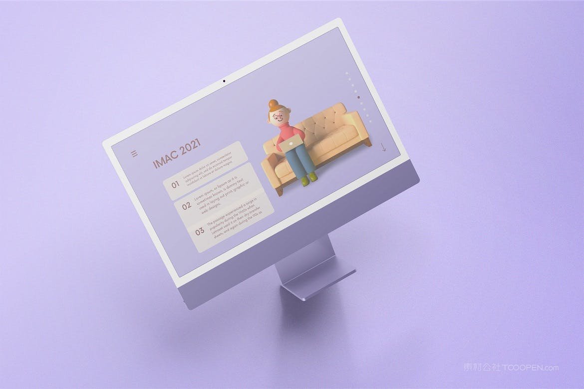 imacm1苹果电脑显示器样机