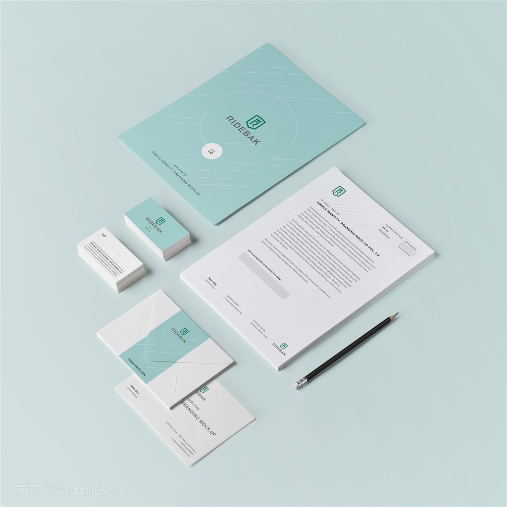 简约商务vi样机