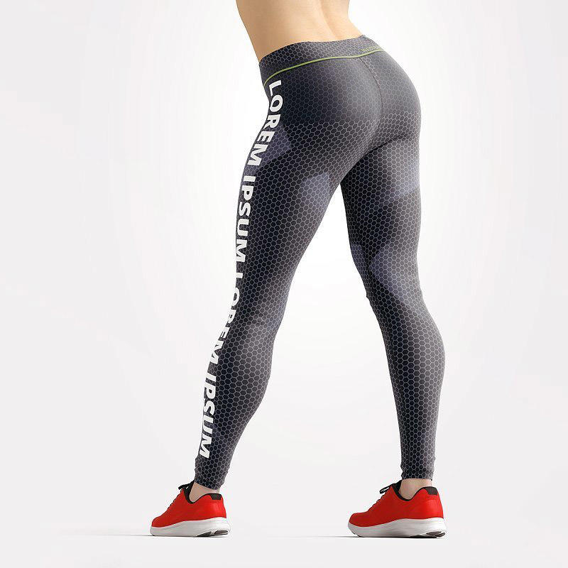 运动服装紧身裤样机