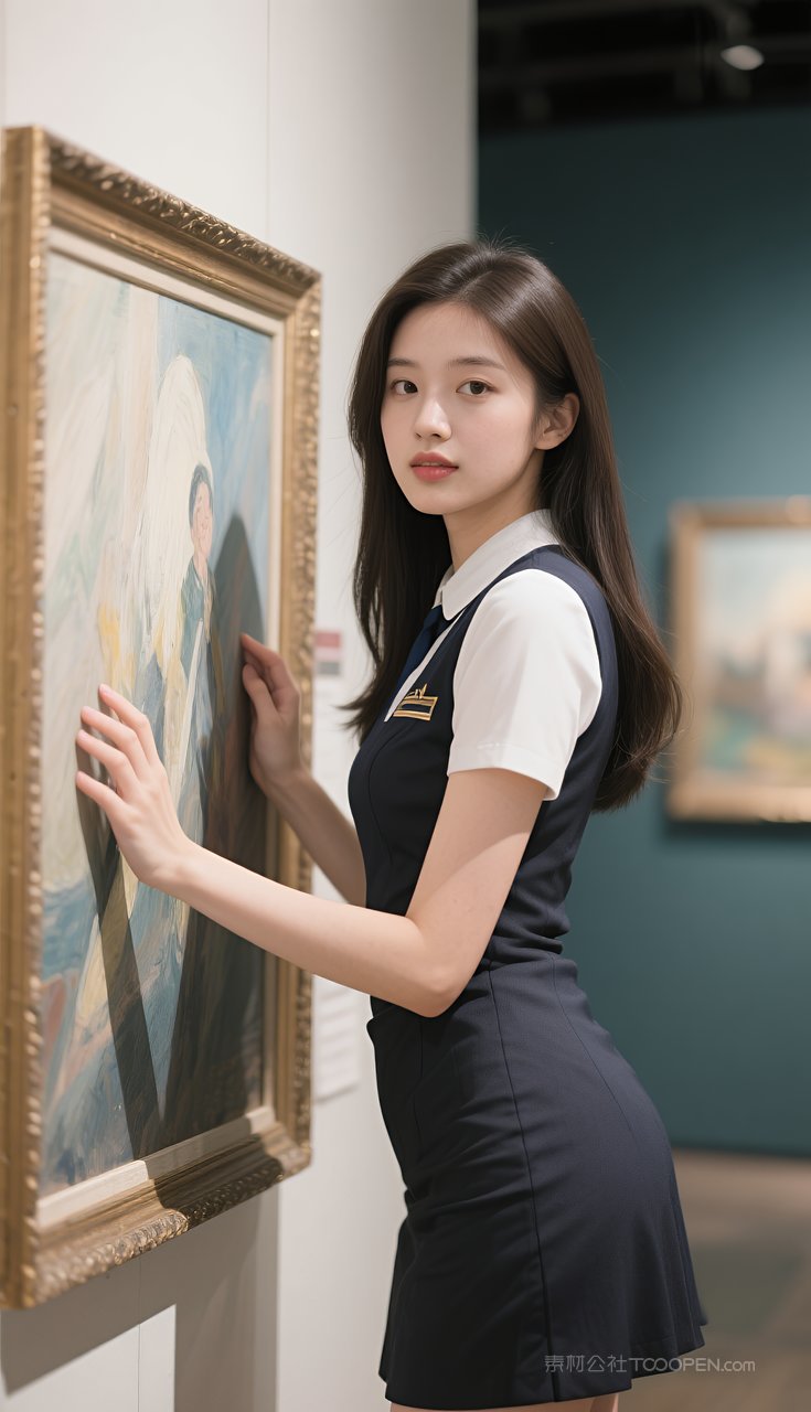 长腿写真美女丝袜制服短裙性感